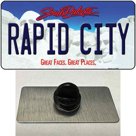 Rapid City South Dakota Novelty Metal Hat Pin