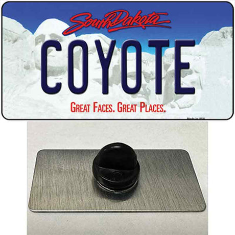 Coyote South Dakota Novelty Metal Hat Pin