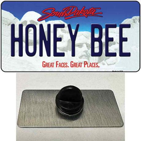 Honey Bee South Dakota Novelty Metal Hat Pin