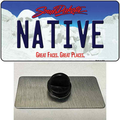 Native South Dakota Novelty Metal Hat Pin