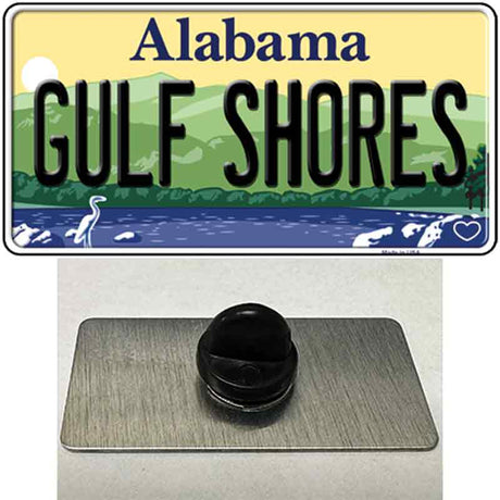 Gulf Shores Alabama Novelty Metal Hat Pin