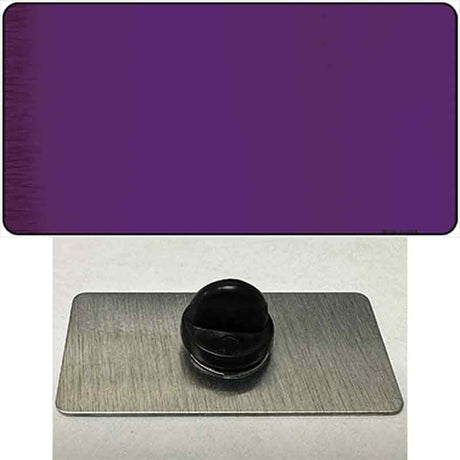 Purple Metallic Solid Novelty Metal Hat Pin