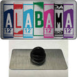 Alabama License Plate Art Novelty Metal Hat Pin