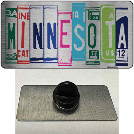 Minnesota License Plate Art Novelty Metal Hat Pin