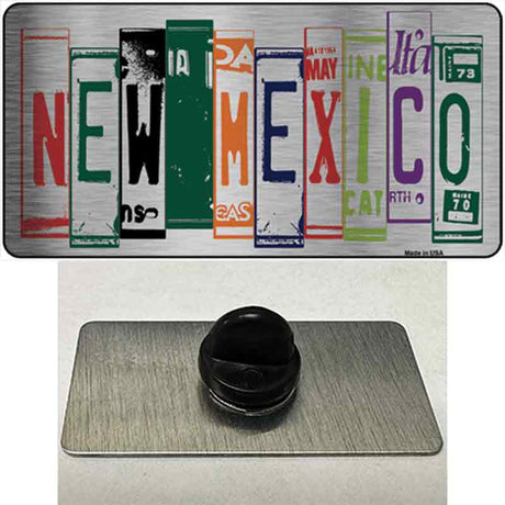 New Mexico License Plate Art Novelty Metal Hat Pin