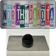 North Dakota License Plate Art Novelty Metal Hat Pin