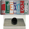 Texas License Plate Art Novelty Metal Hat Pin