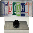 Utah License Plate Art Novelty Metal Hat Pin