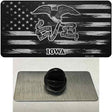 Iowa Carbon Fiber Novelty Metal Hat Pin