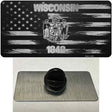 Wisconsin Carbon Fiber Novelty Metal Hat Pin