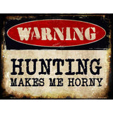 Hunting Metal Novelty Parking Sign 4.5" x 6" (PM)