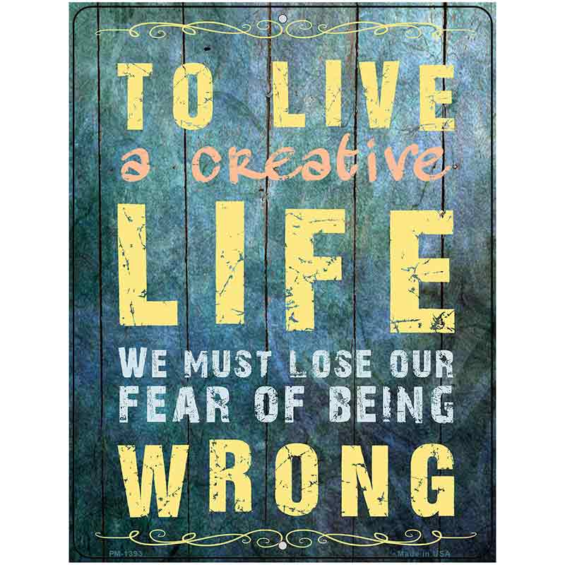 Creative Life Metal Novelty Parking Sign 4.5" x 6" (PM)