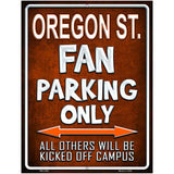 Oregon State Metal Novelty Parking Sign 4.5" x 6" (PM)