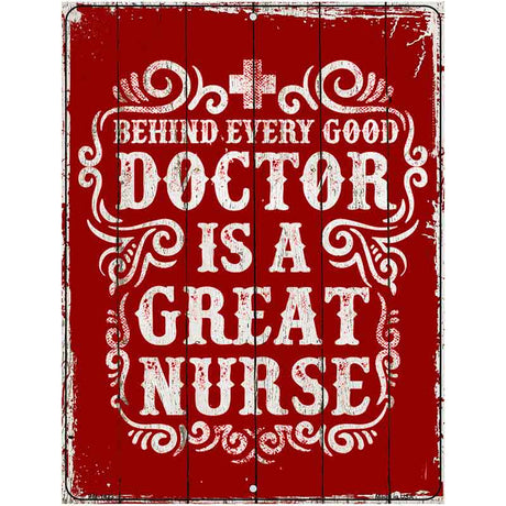 Great Nurse Metal Novelty Parking Sign 4.5" x 6" (PM)