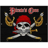 Pirates Cove Metal Novelty Parking Sign 4.5" x 6" (PM)