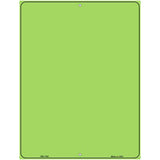 Lime Green Blank Parking Sign Novelty 4.5" x 6" (PM)