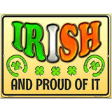 Irish and Proud Novelty Parking Sign 4.5" x 6" (PM)