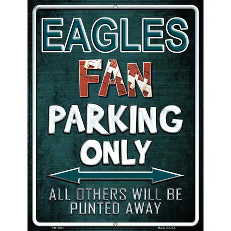 Eagles Metal Novelty Parking Sign 4.5" x 6" (PM)