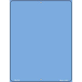 Solid Light Blue Metal Novelty Parking Sign 4.5" x 6" (PM)