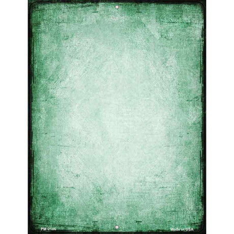 Distressed Green Metal Novelty Parking Sign 4.5" x 6" (PM)