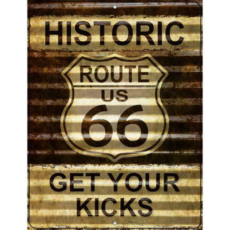 Historic Route 66 Novelty Parking Sign 4.5" x 6" (PM)