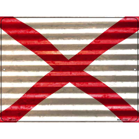 Alabama Flag Novelty Parking Sign 4.5" x 6" (PM)