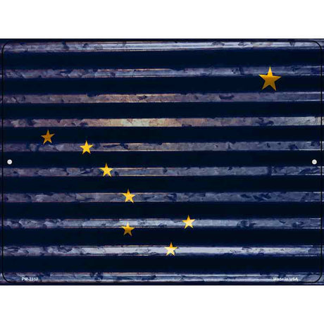 Alaska Flag Novelty Parking Sign 4.5" x 6" (PM)