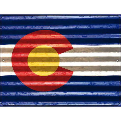 Colorado Flag Novelty Parking Sign 4.5" x 6" (PM)