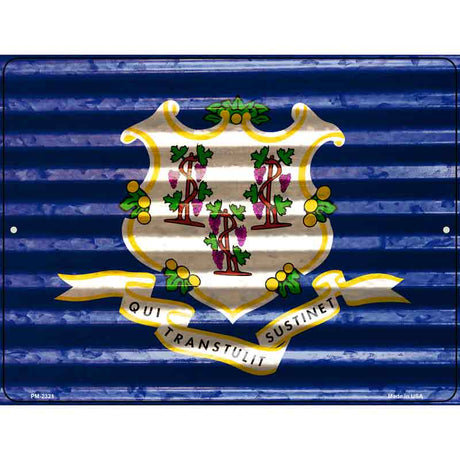 Connecticut Flag Novelty Parking Sign 4.5" x 6" (PM)