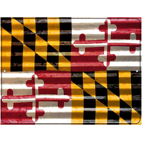 Maryland Flag Novelty Parking Sign 4.5" x 6" (PM)