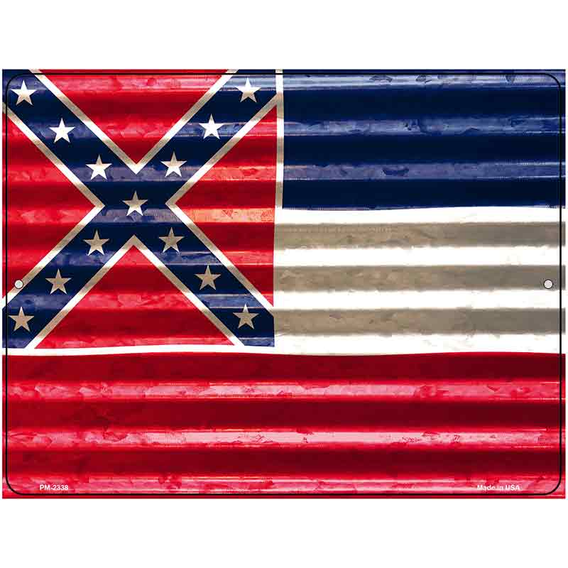 Mississippi Flag Novelty Parking Sign 4.5" x 6" (PM)