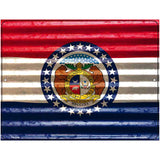 Missouri Flag Novelty Parking Sign 4.5" x 6" (PM)