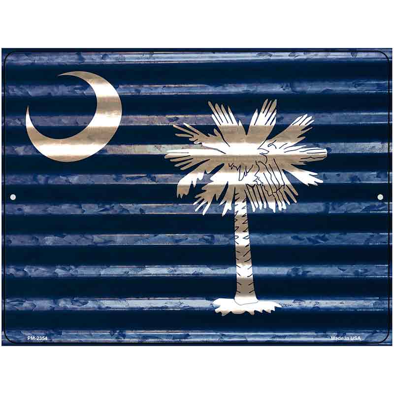 South Carolina Flag Novelty Parking Sign 4.5" x 6" (PM)