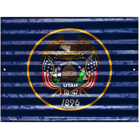 Utah Flag Novelty Parking Sign 4.5" x 6" (PM)