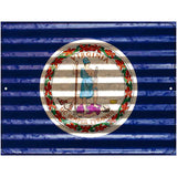 Virginia Flag Novelty Parking Sign 4.5" x 6" (PM)