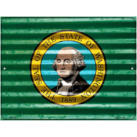 Washington Flag Novelty Parking Sign 4.5" x 6" (PM)