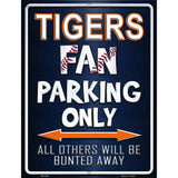 Tigers Metal Novelty Parking Sign 4.5" x 6" (PM)