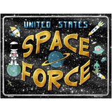 US Space Force Novelty Metal Parking Sign 4.5" x 6" (PM)