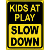 Kids At Play Novelty Metal Parking Sign 4.5" x 6" (PM)