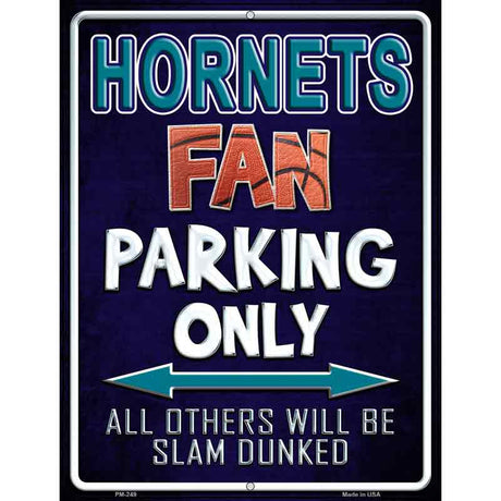 Hornets Metal Novelty Parking Sign 4.5" x 6" (PM)