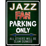 Jazz Metal Novelty Parking Sign 4.5" x 6" (PM)