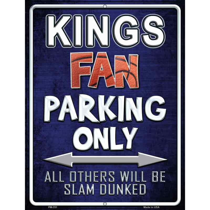 Kings Metal Novelty Parking Sign P-251 4.5" x 6" (PM)