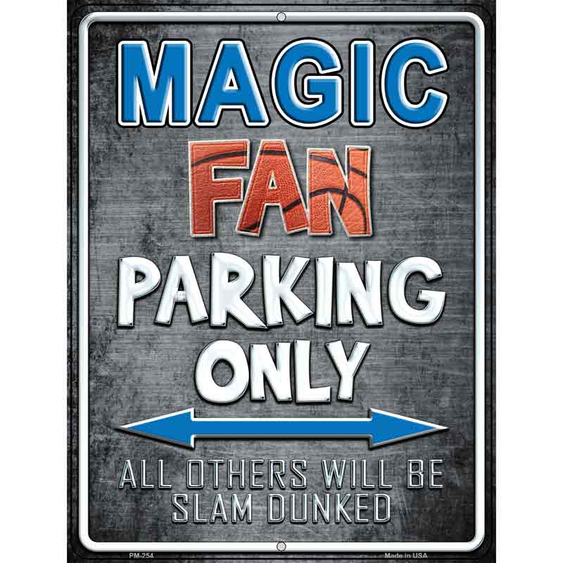 Magic Metal Novelty Parking Sign 4.5" x 6" (PM)