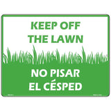 Keep Off The Lawn Novelty Parking Sign 4.5" x 6" (PM)