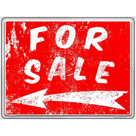 For Sale to the Left Novelty Metal Parking Sign 4.5" x 6" (PM)