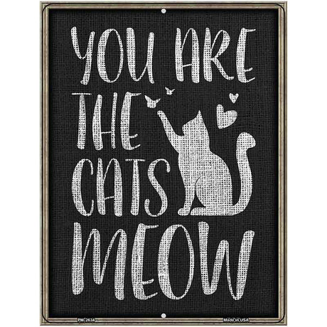 The Cats Meow Novelty Metal Parking Sign 4.5" x 6" (PM)