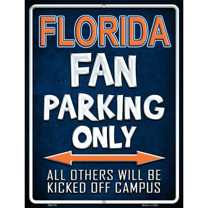 Florida Metal Novelty Parking Sign 4.5" x 6" (PM)