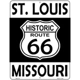 St Louis Missouri Historic Route 66 Novelty Metal Parking Sign 4.5" x 6" (PM)