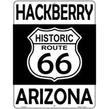 Hackberry Arizona Historic Route 66 Novelty Metal Parking Sign 4.5" x 6" (PM)