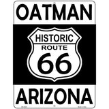 Oatman Arizona Historic Route 66 Novelty Metal Parking Sign 4.5" x 6" (PM)